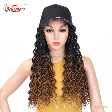 Hot sell wholesale Crochet Braiding Hair Braids  Synthetic Crochet Braid Goddess locs soft curly basketball hat hair